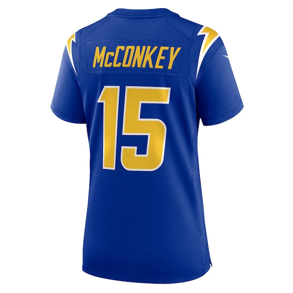Ladd McConkey Los Angeles Chargers Nike Women's Alternate Game Jersey -  Royal/Navy/White