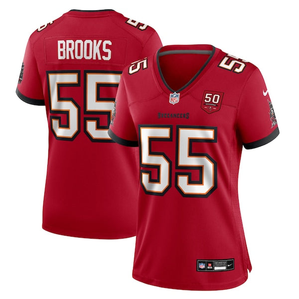 Derrick Brooks Tampa Bay Buccaneers Nike Women's 50th Anniversary Team Game Jersey - Red/Creamsicle