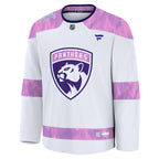 Florida Panthers  2024 Hockey Fights Cancer Practice Jersey - White
