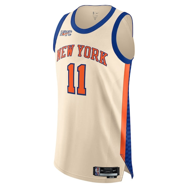 Jalen Brunson New York Knicks Nike Unisex 2025/26 Authentic Jersey - City Edition - Cream
