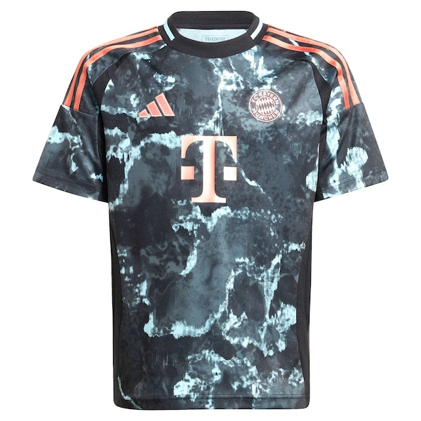 Bayern Munich adidas Youth 2024/25 Away Replica Jersey - Black