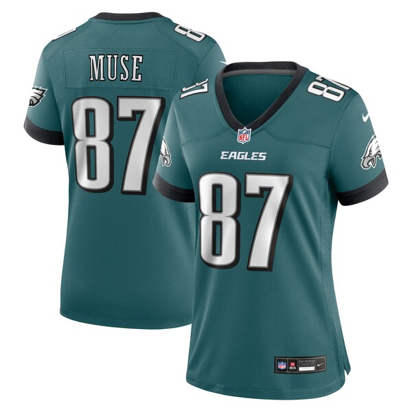 Nick Muse Philadelphia Eagles Nike Women's Team Game Jersey - Midnight Green