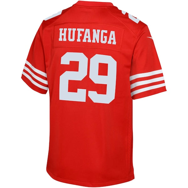 Talanoa Hufanga San Francisco 49ers Nike Youth Game Jersey - Scarlet