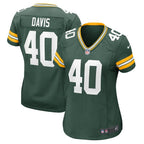 LJ Davis Green Bay Packers Nike Women's  Game Jersey -  Green