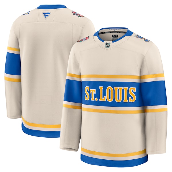 St. Louis Blues  2025 NHL Winter Classic Premium Jersey - Cream