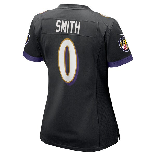 Roquan Smith Baltimore Ravens Nike Women's Team Game Jersey - Black/Purple