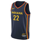 Caitlin Clark Indiana Fever Nike Youth 2024 WNBA Draft Explorer Edition Victory Player Jersey - Navy