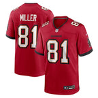 Ryan Miller Tampa Bay Buccaneers Nike Team Game Jersey -  Red