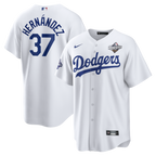 Teoscar Hernández Los Angeles Dodgers Youth Nike Home 2025 World Series Champions Replica Jersey - White