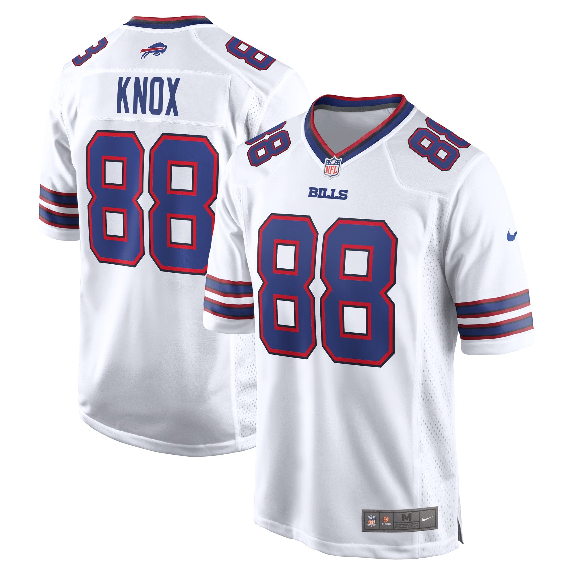 Dawson Knox Buffalo Bills Nike Game Player Jersey - Royal/White