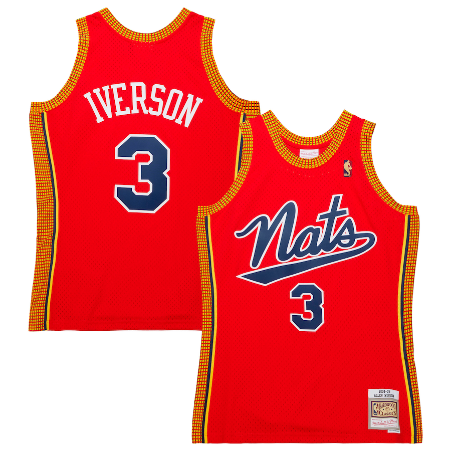 Allen Iverson Philadelphia 76ers Hardwood Classics Swingman Jersey - Red