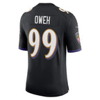 Odafe Oweh Baltimore Ravens Nike Vapor Limited Jersey - Black/Purple