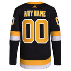 Boston Bruins adidas  Alternate  Primegreen Authentic Custom Jersey - Black