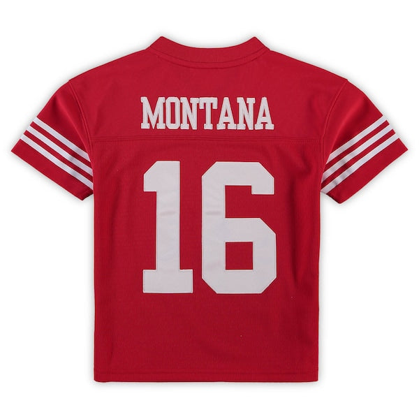 Joe Montana San Francisco 49ers Preschool 1990 Retired Player Legacy Jersey - Scarlet