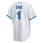 Toronto Blue Jays Nike #1 Dad Home Replica Jersey - White