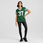 Qwan'tez Stiggers New York Jets Nike Women's Team Game Jersey - Legacy Green