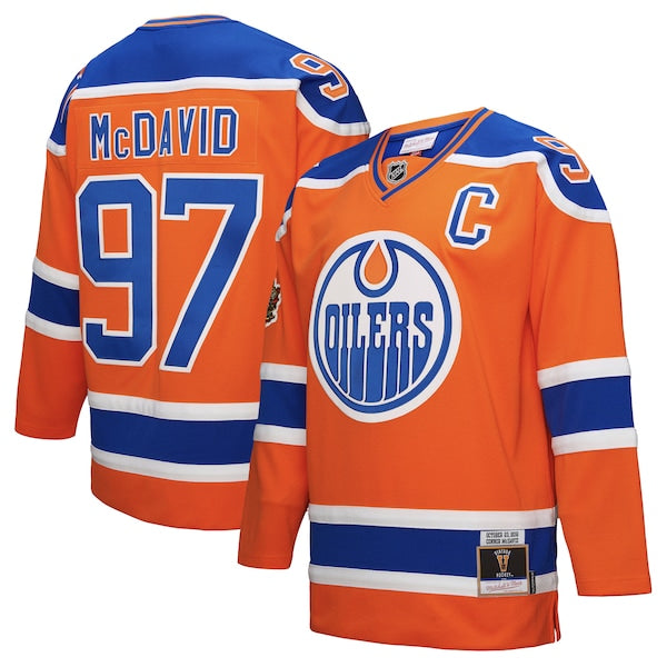 Connor McDavid Edmonton Oilers  Power Play Jersey - Orange