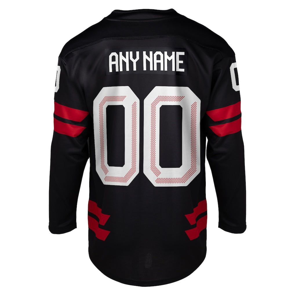 Hockey Canada 2026 Custom Replica Jersey - Black