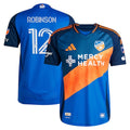 Miles Robinson FC Cincinnati adidas 2025 Orange and Blue Legacy Kit Authentic Player Jersey - Blue