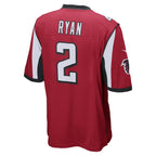 Atlanta Falcons Matt Ryan Nike Red Super Bowl LI Bound Game Jersey