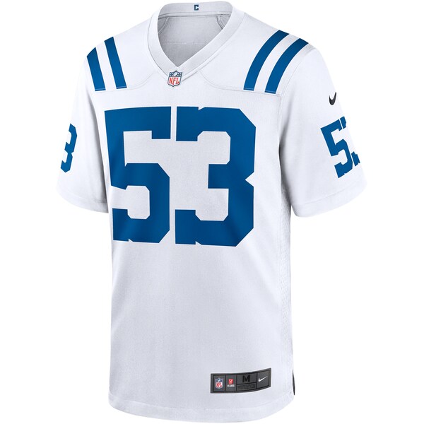 Shaquille Leonard Indianapolis Colts Nike Game Player Jersey - White/Royal