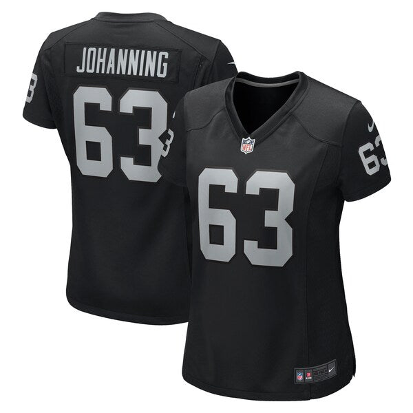 Jake Johanning Las Vegas Raiders Nike Women's  Game Jersey -  Black