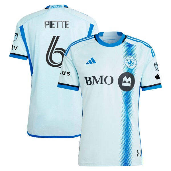 Samuel Piette CF Montreal adidas 2024 La Main Authentic Player Jersey – Light Blue