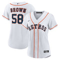 Hunter Brown Houston Astros Nike Women's Home Replica Jersey - White