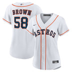 Hunter Brown Houston Astros Nike Women's Home Replica Jersey - White