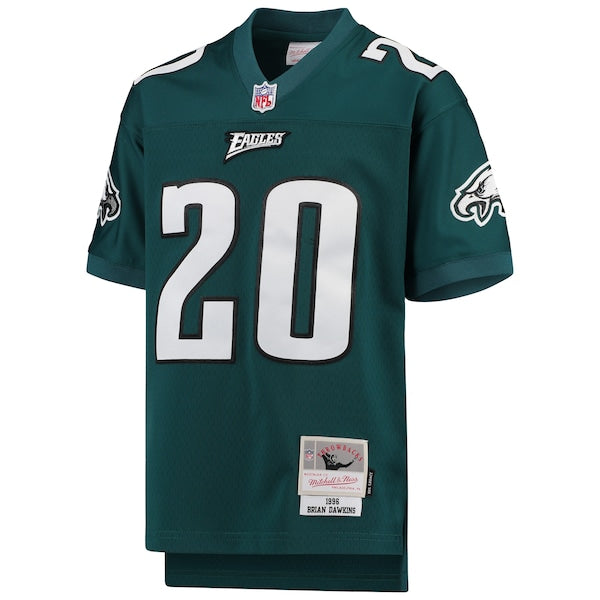 Brian Dawkins Philadelphia Eagles Youth 2004 Legacy Retired Player Jersey - Midnight Green/Black