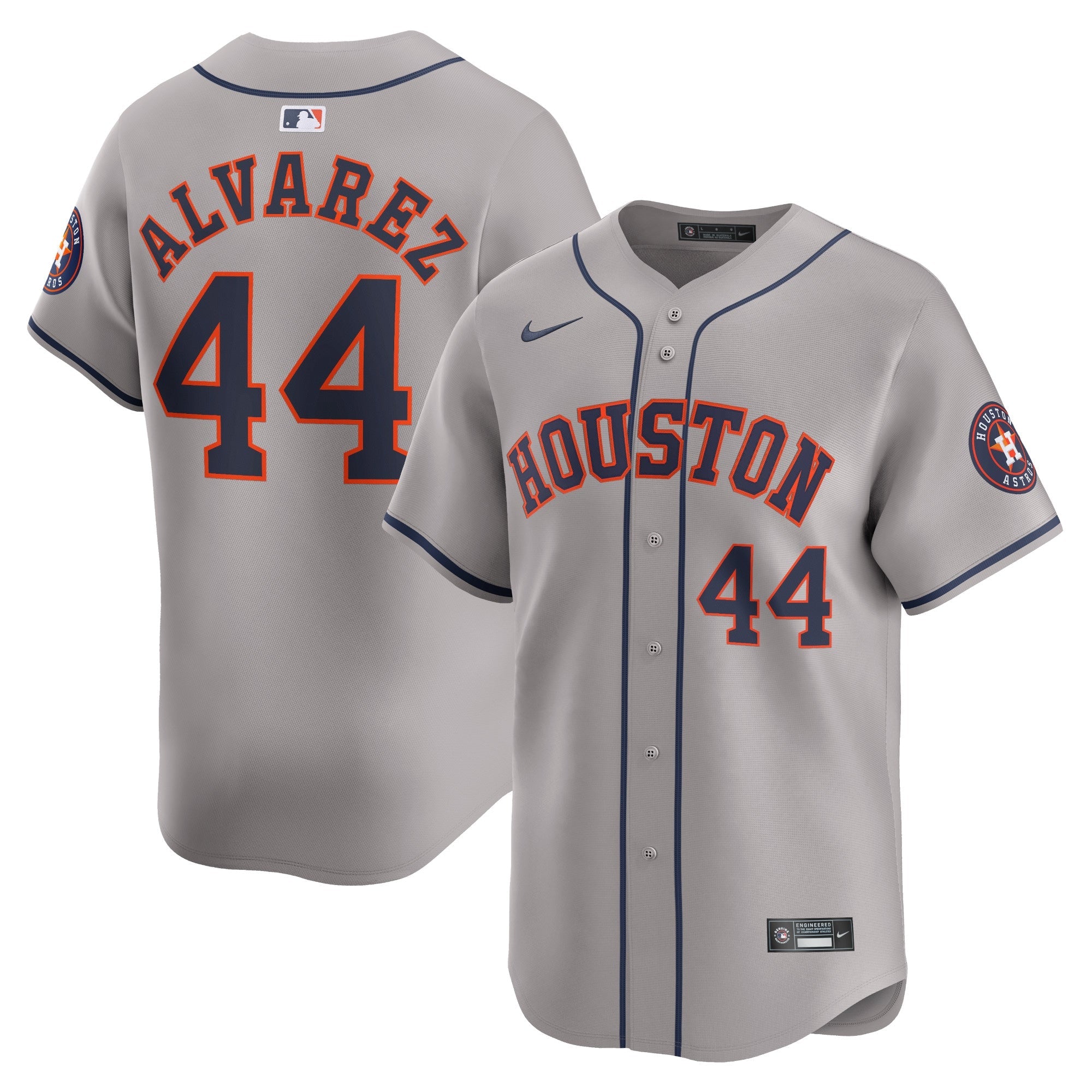 Yordan Alvarez Houston Astros Nike Home Limited Player Jersey - White/Gray