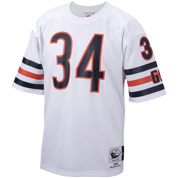 Walter Payton Chicago Bears 1985 Authentic Throwback Retired Player Jersey - White/Navy