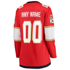 Florida Panthers  Women's 2025 Stanley Cup Final Home Breakaway Custom Jersey - Red