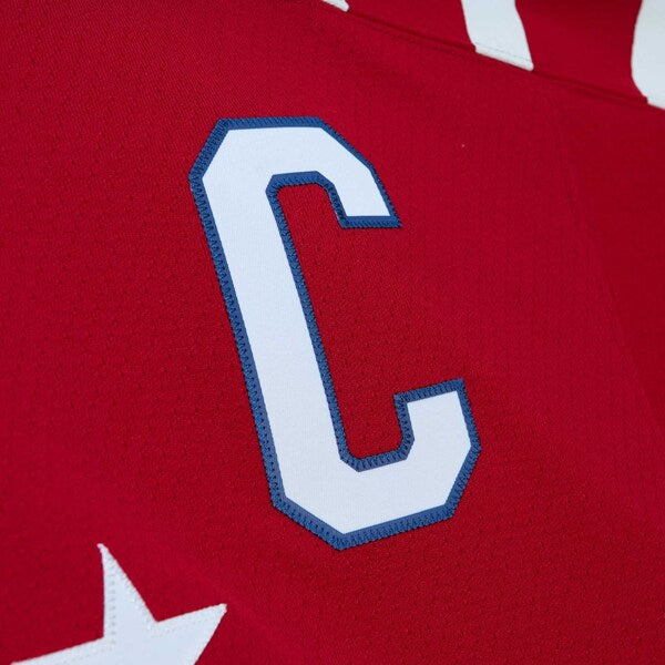 Alexander Ovechkin Washington Capitals Captain Patch 2015 Winter Classic Blue Line Player Jersey - Red
