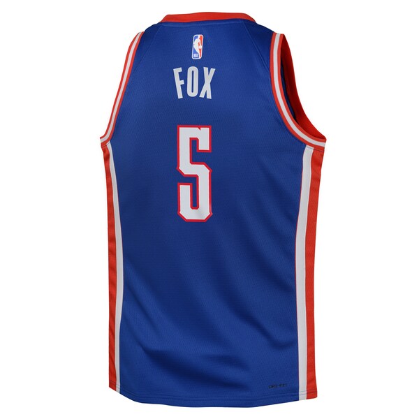 De'Aaron Fox Sacramento Kings Nike Youth 2024/25 Swingman Player Jersey - City Edition - Blue