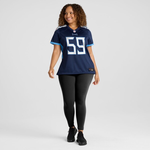 Kyron Johnson Tennessee Titans Nike Women's Team Game Jersey -  Navy
