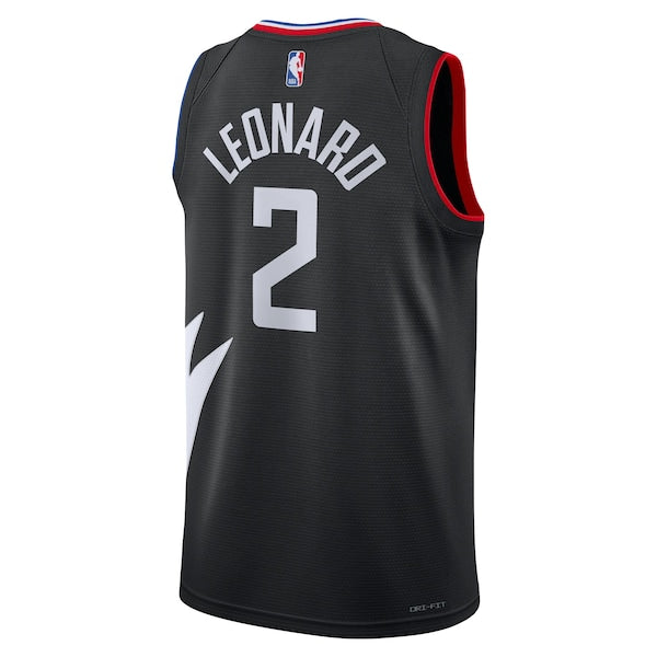 Kawhi Leonard LA Clippers Jordan Brand Unisex Swingman Jersey - Statement Edition - Black