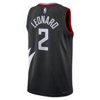 Kawhi Leonard LA Clippers Jordan Brand Unisex Swingman Jersey - Statement Edition - Black