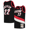 Clyde Drexler Portland Trail Blazers Youth 1991/92 Hardwood Classics Swingman Jersey - Black