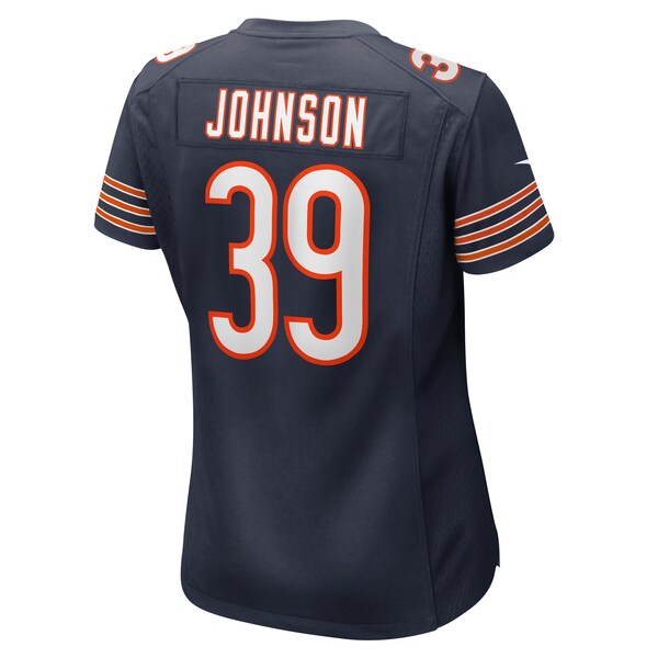 Quindell Johnson Chicago Bears Nike Women's Team Game Jersey -  Navy