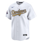 Los Angeles Dodgers Nike 2025 Gold Collection Limited Jersey – White