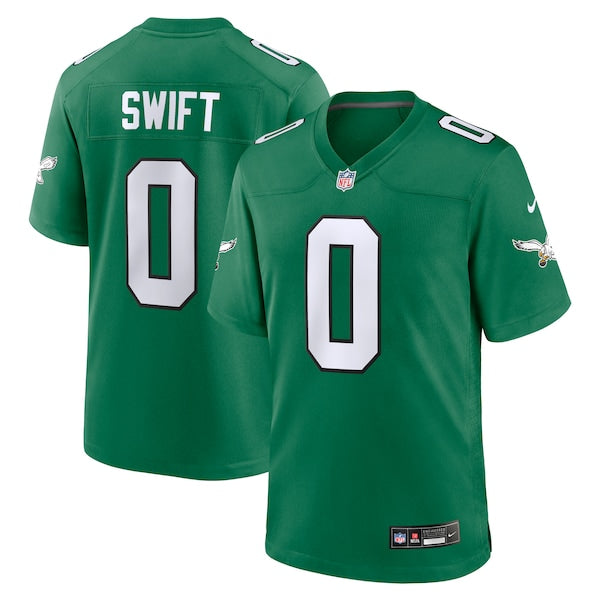 D'Andre Swift Philadelphia Eagles Nike Alternate Game Jersey - Kelly Green