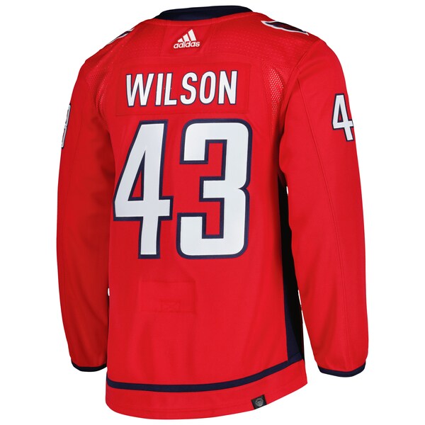 Tom Wilson Washington Capitals adidas  Primegreen Authentic Player Jersey - Red/Navy