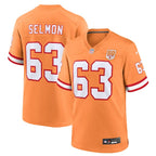 Lee Roy Selmon  Tampa Bay Buccaneers Nike 50th Season Game Jersey - Creamsicle