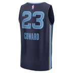 Cedric Coward Memphis Grizzlies  2025 NBA Draft First Round Pick Fast Break Replica Jersey - Icon Edition - Navy