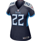 Derrick Henry Tennessee Titans Nike Women's Game Jersey - Navy/Light Blue