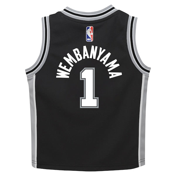 Victor Wembanyama San Antonio Spurs Nike Preschool Swingman Player Jersey - Icon Edition - Black