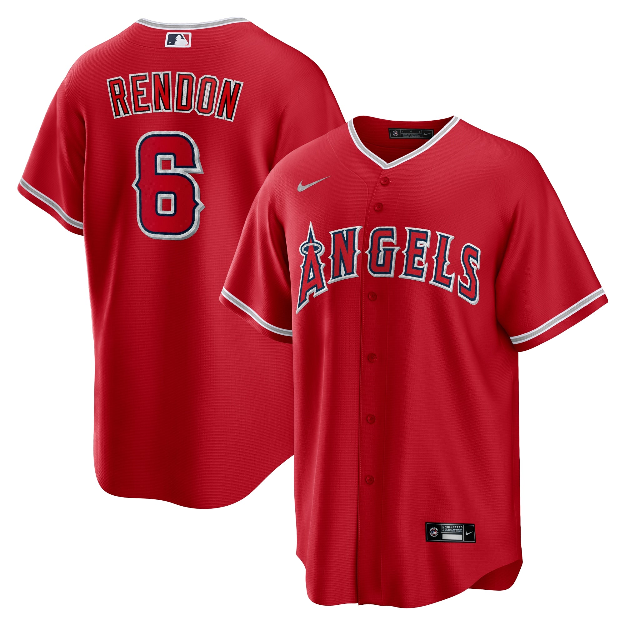 Anthony Rendon Los Angeles Angels Nike Home Replica Player Name Jersey - White/Red