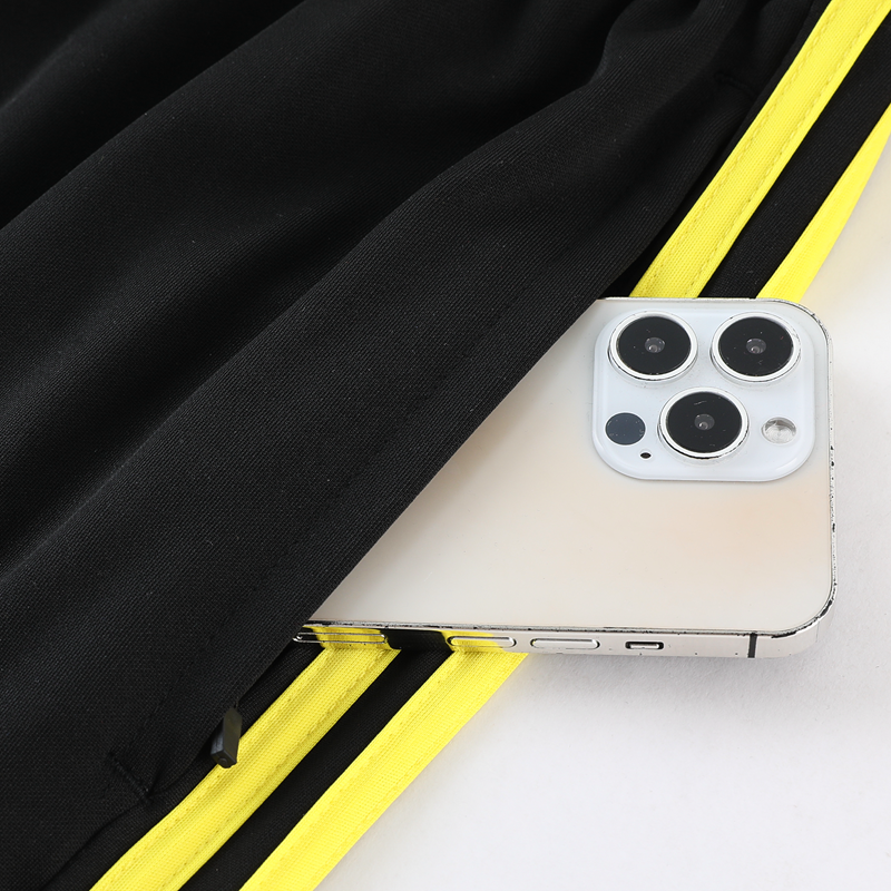 Adidas Short Sleeve Training Jersey Set - AD02- Black/Yellow