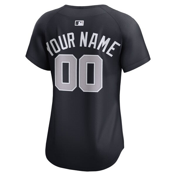 New York Yankees Nike Women's Alternate Limited Custom Jersey - Navy